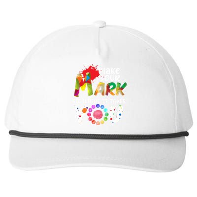 The Dot Day Make Your Mark See Where It Takes You Dot Snapback Five-Panel Rope Hat