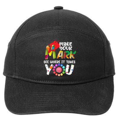 The Dot Day Make Your Mark See Where It Takes You Dot 7-Panel Snapback Hat