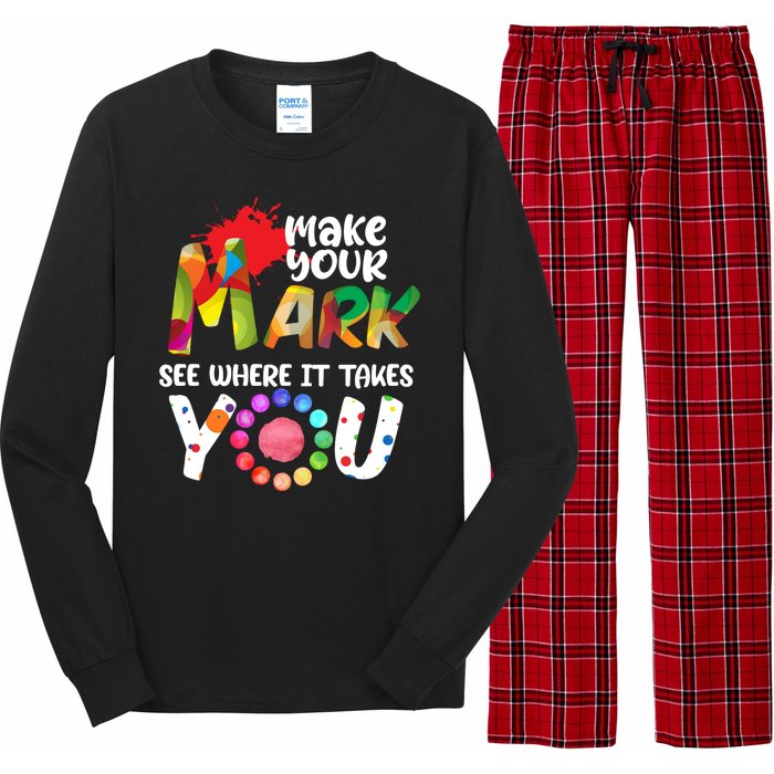 The Dot Day Make Your Mark See Where It Takes You Dot Long Sleeve Pajama Set