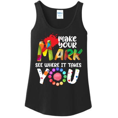 The Dot Day Make Your Mark See Where It Takes You Dot Ladies Essential Tank