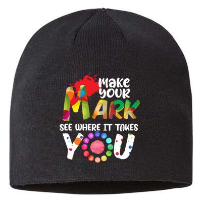 The Dot Day Make Your Mark See Where It Takes You Dot Sustainable Beanie