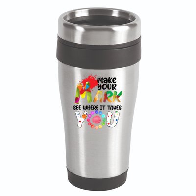The Dot Day Make Your Mark See Where It Takes You Dot 16oz Travel Tumbler