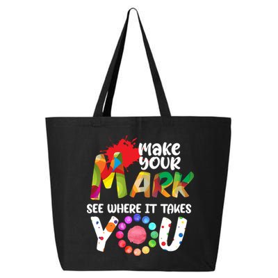 The Dot Day Make Your Mark See Where It Takes You Dot 25L Jumbo Tote