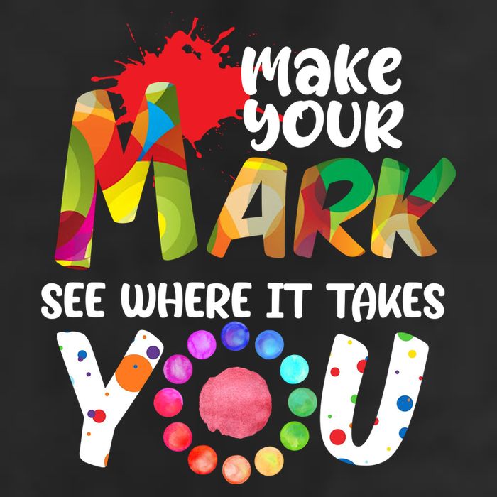 The Dot Day Make Your Mark See Where It Takes You Dot 25L Jumbo Tote