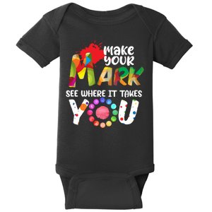 The Dot Day Make Your Mark See Where It Takes You Dot Baby Bodysuit