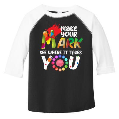 The Dot Day Make Your Mark See Where It Takes You Dot Toddler Fine Jersey T-Shirt