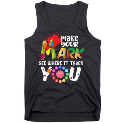 The Dot Day Make Your Mark See Where It Takes You Dot Tank Top