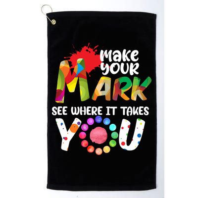 The Dot Day Make Your Mark See Where It Takes You Dot Golf Towel