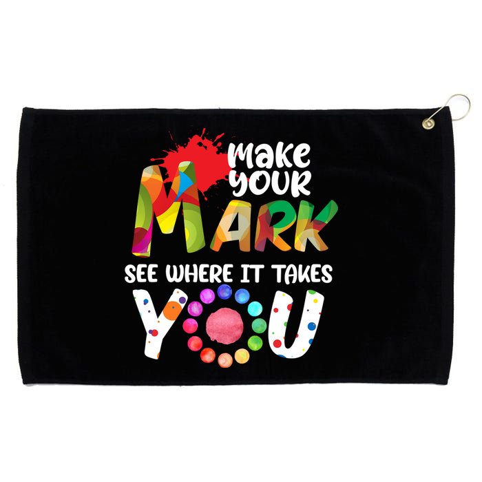 The Dot Day Make Your Mark See Where It Takes You Dot Grommeted Golf Towel