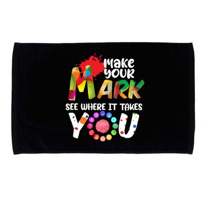 The Dot Day Make Your Mark See Where It Takes You Dot Microfiber Hand Towel