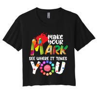 The Dot Day Make Your Mark See Where It Takes You Dot Crop Top
