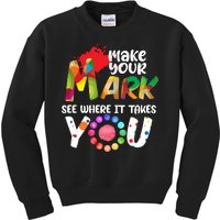 The Dot Day Make Your Mark See Where It Takes You Dot Kids Sweatshirt