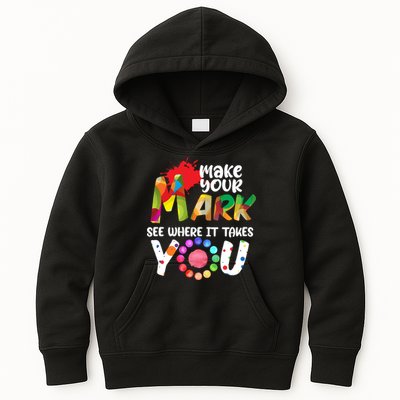 The Dot Day Make Your Mark See Where It Takes You Dot Kids Hoodie