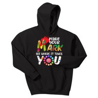 The Dot Day Make Your Mark See Where It Takes You Dot Kids Hoodie