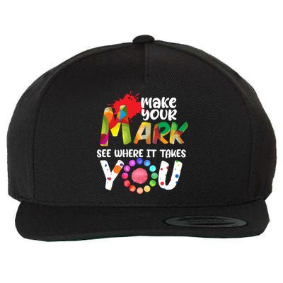 The Dot Day Make Your Mark See Where It Takes You Dot Wool Snapback Cap