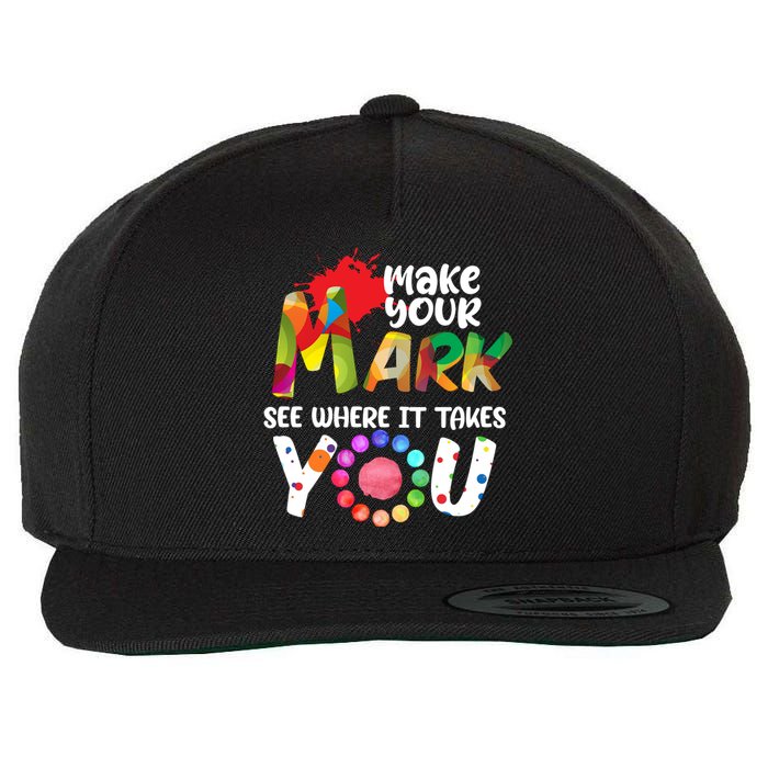 The Dot Day Make Your Mark See Where It Takes You Dot Wool Snapback Cap