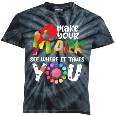 The Dot Day Make Your Mark See Where It Takes You Dot Kids Tie-Dye T-Shirt