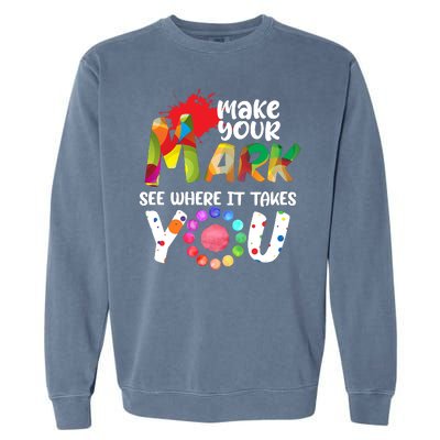 The Dot Day Make Your Mark See Where It Takes You Dot Garment-Dyed Sweatshirt