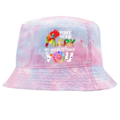 The Dot Day Make Your Mark See Where It Takes You Dot Tie-Dyed Bucket Hat