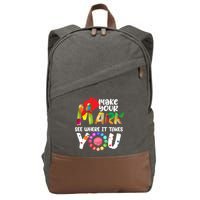 The Dot Day Make Your Mark See Where It Takes You Dot Cotton Canvas Backpack