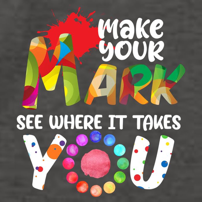 The Dot Day Make Your Mark See Where It Takes You Dot Vector Backpack