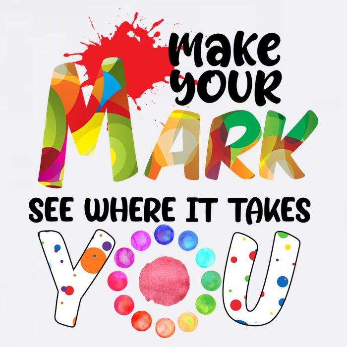 The Dot Day Make Your Mark See Where It Takes You Dot Garment-Dyed Sweatshirt