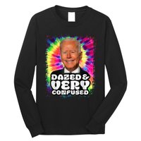 Tie dye Dazed And Very Confused Biden Long Sleeve Shirt