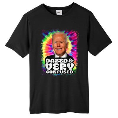 Tie dye Dazed And Very Confused Biden Tall Fusion ChromaSoft Performance T-Shirt