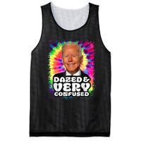 Tie dye Dazed And Very Confused Biden Mesh Reversible Basketball Jersey Tank