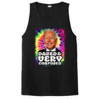 Tie dye Dazed And Very Confused Biden PosiCharge Competitor Tank