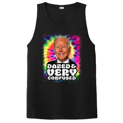 Tie dye Dazed And Very Confused Biden PosiCharge Competitor Tank