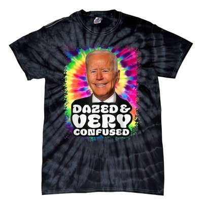 Tie dye Dazed And Very Confused Biden Tie-Dye T-Shirt