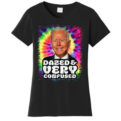 Tie dye Dazed And Very Confused Biden Women's T-Shirt