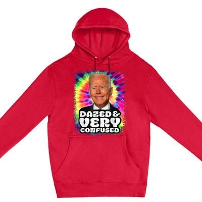 Tie dye Dazed And Very Confused Biden Premium Pullover Hoodie