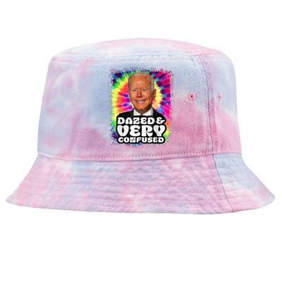 Tie dye Dazed And Very Confused Biden Tie-Dyed Bucket Hat