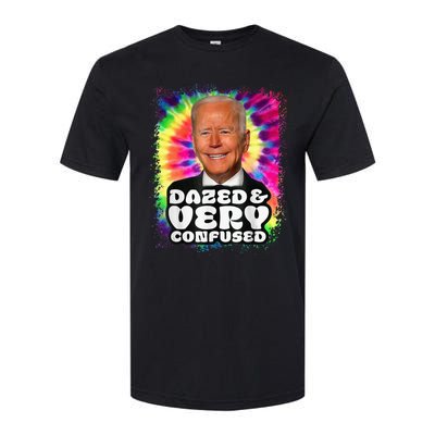 Tie dye Dazed And Very Confused Biden Softstyle® CVC T-Shirt