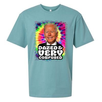 Tie dye Dazed And Very Confused Biden Sueded Cloud Jersey T-Shirt