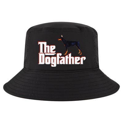 The DogFather Doberman Pinscher Dog Father Cool Comfort Performance Bucket Hat