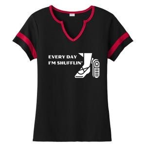 Tap Dance Every Day I'm Shufflin' Gift Ladies Halftime Notch Neck Tee