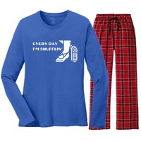 Tap Dance Every Day I'm Shufflin' Gift Women's Long Sleeve Flannel Pajama Set 