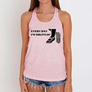 Tap Dance Every Day I'm Shufflin' Gift Women's Knotted Racerback Tank