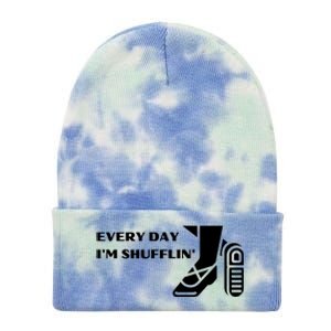 Tap Dance Every Day I'm Shufflin' Gift Tie Dye 12in Knit Beanie