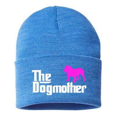 The Dogmotherdog English British Bulldogmothers Day Cute Great Gift Sustainable Knit Beanie