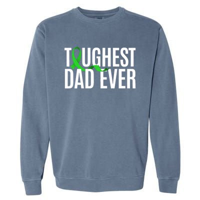 Toughest Dad Ever Muscular Dystrophy Awareness Garment-Dyed Sweatshirt