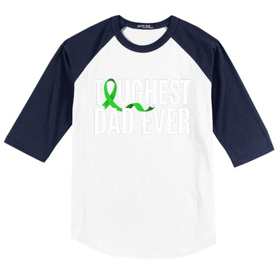 Toughest Dad Ever Muscular Dystrophy Awareness Baseball Sleeve Shirt