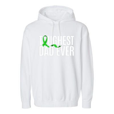 Toughest Dad Ever Muscular Dystrophy Awareness Garment-Dyed Fleece Hoodie