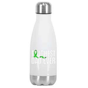 Toughest Dad Ever Muscular Dystrophy Awareness Stainless Steel Insulated Water Bottle