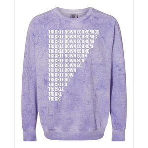 Trickle Down Economics Colorblast Crewneck Sweatshirt