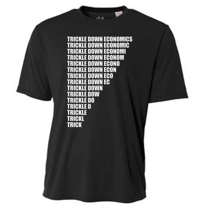 Trickle Down Economics Cooling Performance Crew T-Shirt