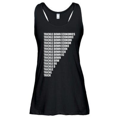 Trickle Down Economics Ladies Essential Flowy Tank